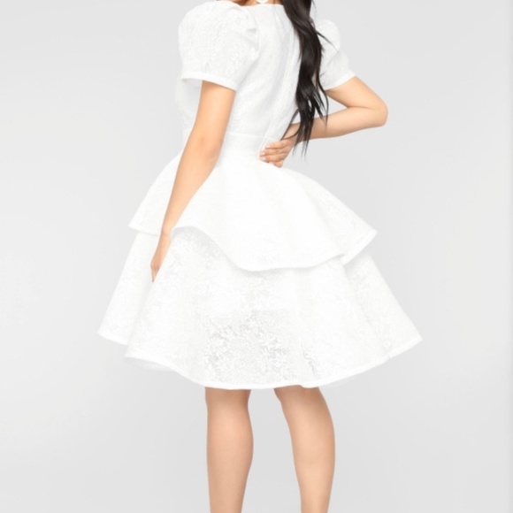 White Old Money Princess Dress - Picture 4 of 4